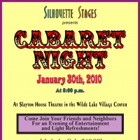 Silhouette Stages Cabaret Night Held 1/30/2010 At Slayton House